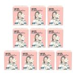 [SALLY'S LAW] Sanitary Pads Signiture Slim Fit Medium 6PCS - 100% PLA Cover, Stylish line with adhesion, Eucalyptus Scent, Breathable Film, Double Leak-Proof Protection - Made in Korea